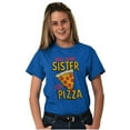 thumbnail image 4 of Will Trade Sister for Pizza Joke Plus Size Crewneck Graphic Tee Shirt Brisco Brands 5X, 4 of 5