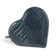 thumbnail image 1 of Pre-Owned FENDI Vintage Heart Backpack Bag Rucksack Leather Women's Black (Fair), 1 of 13