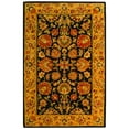 thumbnail image 6 of SAFAVIEH Heritage Regis Traditional Wool Area Rug, Charcoal/Gold, 5' x 8', 6 of 10