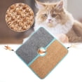 thumbnail image 1 of Tablero rascador de sisal, alfombra reversible de sisal, almohadilla de sisal para mascotas y gatos, tablero rascador de sisal para gatos, elaborado por expertos, 1 of 11
