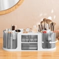 thumbnail image 4 of TIMIFIS Double Rotating Pen Holder Storage Desktop Organizer and Accessories Art Supplies Storage Box for Home School Office Office Desk Accessories, 4 of 6