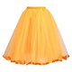 thumbnail image 3 of Faldas de Cintura Elástica para las Mujeres Multi Capa Colorida Gasa Media Falda Princesa Tutu para Partido Juego de Rol Verano, 3 of 7