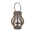 thumbnail image 1 of IMAX Corporation Akiko Small Wooden Lantern in Brown, 1 of 1