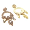 thumbnail image 2 of Large Rhinestone Chandelier Earrings, 2 of 2