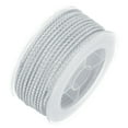 thumbnail image 3 of Unique Bargains Nylon Thread Twine Beading Cord 2mm Extra-Strong Braided Nylon Crafting String 11M/36 Feet, Light Grey, 3 of 7