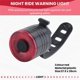thumbnail image 4 of Bike Lights Waterproof Flash Tail Light Bike Rear Tail Light Mountain Bike LED Headlight and Tail Li, 4 of 5