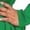 Green, variant on Plus Size Women's Urban Commuter Bowknot Long Sleeve Package Hip Pencil Dresses