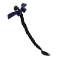 thumbnail image 1 of koolsoo Black Helmet Ponytail/s Motorcycle Braid Helmet Hair with Suction Cup, 1 of 8