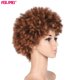 thumbnail image 4 of Peluca rizada sintética para mujer, 10 pulgadas, 110g, Ombre, pelo corto negro marrón, 4 of 4