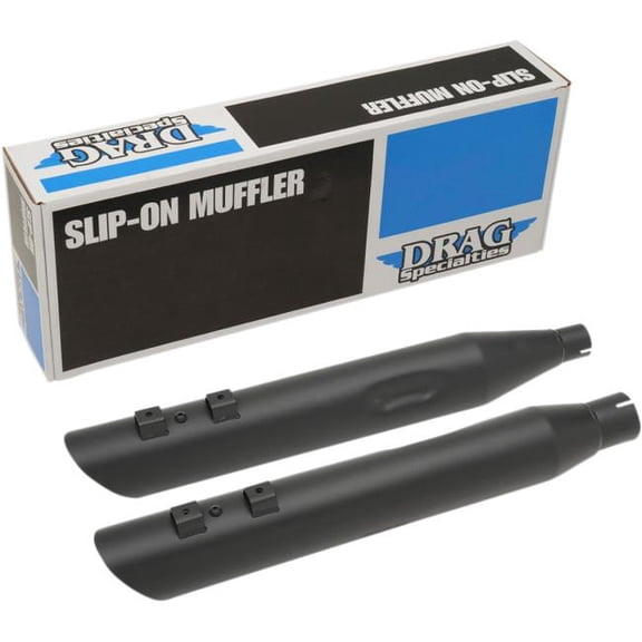 Drag Specialties 1801-1190 Slashdown Slip-On Muffler - 4in. - Black