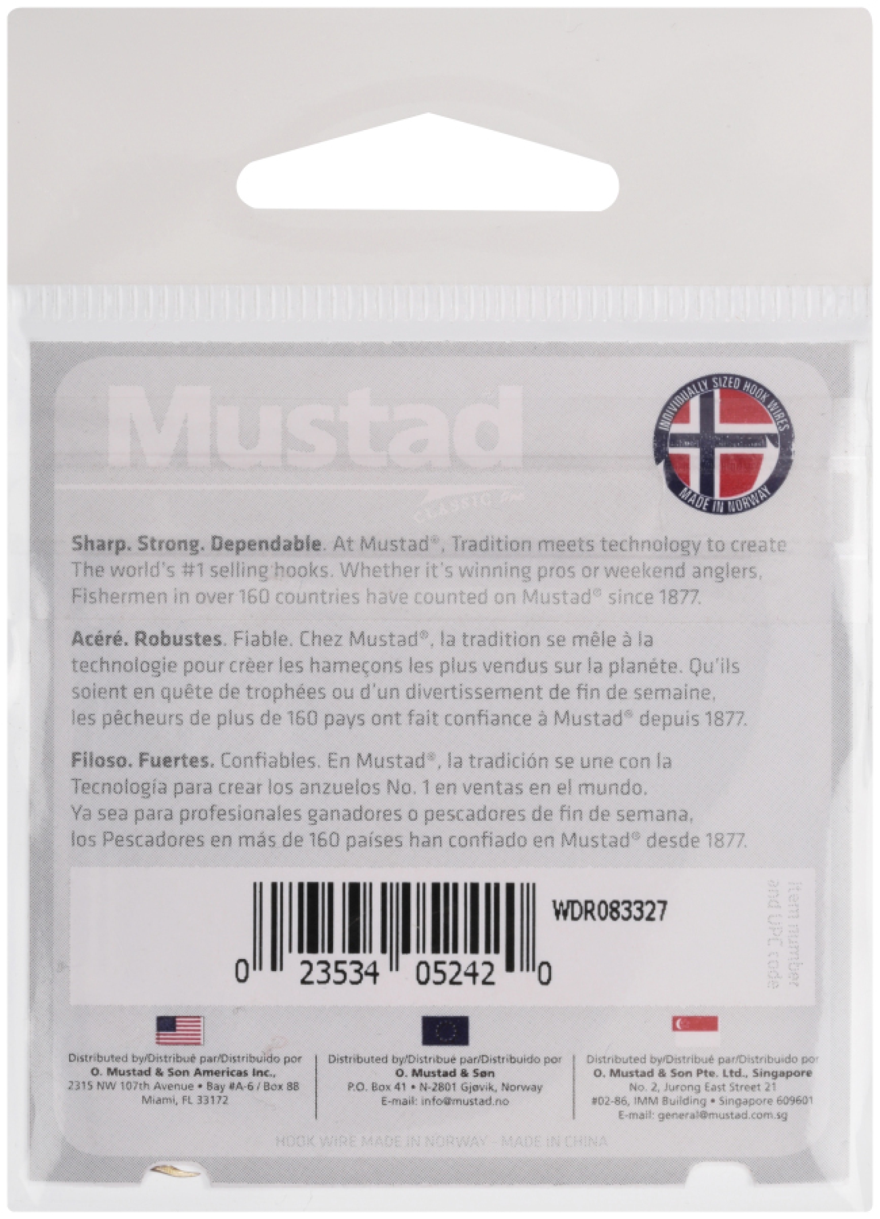 (4 pack) Mustad Baitholder Hook (Bronze) - Size: #8 12pc