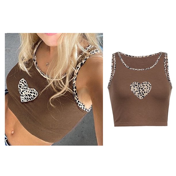 2023 Vintage marrón Halter camisola ahueca hacia fuera Cyber Y2k Crop Top mujeres gótico Sexy estético Hada corsé tanque Camis 90s ropa Tan Jianjun unisex