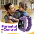 thumbnail image 3 of Contixo Kids Smart Watch with 1.54” HD Touch Screen, Kids Watch with 16 Educational Games and Rotating Camera, Purple, 3 of 9