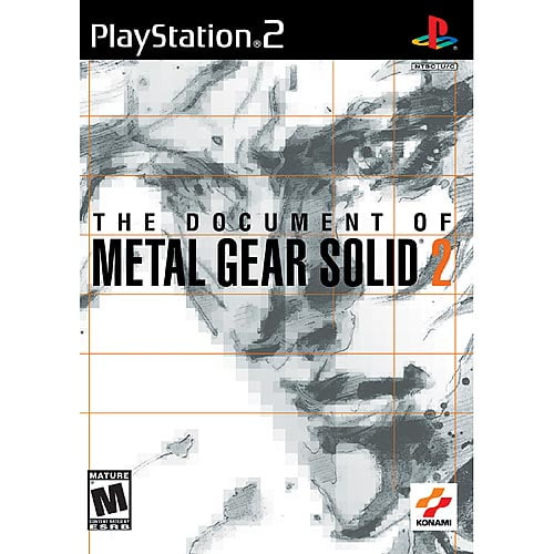 The Document Of Metal Gear Solid 2 Walmart Com Walmart Com
