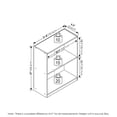 thumbnail image 2 of Furinno Gruen 2-Tier Open Shelf Bookcase, Metropolitan Pine, 2 of 6