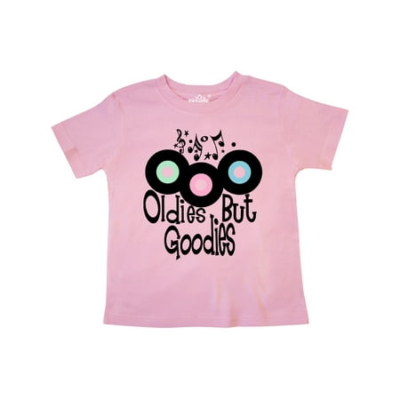 

Inktastic Oldies but Goodies Records and Music Notes Gift Toddler Boy or Toddler Girl T-Shirt