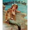 thumbnail image 2 of Vintage Apple Collection 26x30 Gold Ornate Wood Framed with Double Matting Museum Art Print Titled - Mermaid Bathsalts, 2 of 4
