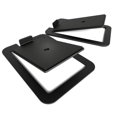UPC: 0800152717746 | Kanto S4 Desktop Speaker Stands for Midsize Speakers  Black