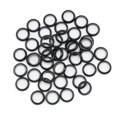 thumbnail image 2 of HOOUN 100pcs Wholesale Ring Jewelry Natural Obsidian Stone Gemstone Rings Lots, 2 of 5