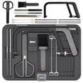 thumbnail image 1 of Topteng 15-in-1 Multi-Blade Cutting Tool Set with Woodworking, Metal, Glass Blades, Scissors & Modular Tool Box, 1 of 11