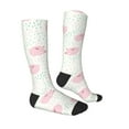 thumbnail image 4 of Lsque Cute Pigs Printed Crew Socks Men's Women's LightWeight Thin Casual Calf Socks ,Knee High Socks,Cotton Socks, 4 of 9