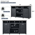 thumbnail image 7 of SinCiDo Farmhouse TV Stand for TVs Up to 80 inches, 39" Tall Entertainment Center for Living Room, 7 of 7