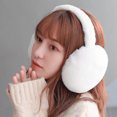 thumbnail image 5 of Orejeras Invierno para Mujer Cálido Orejeras Plegables Suaves Ajustable Orejeras de Felpa Unisex Anti-frío Earmuffs Moda Accesorio de Esquí Regalo para Damas Niñas, 5 of 5