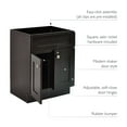 thumbnail image 4 of Design House Brookings 30" Ready to Assemble Solid Wood Bathroom Vanity, Espresso, 4 of 17