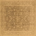 thumbnail image 1 of Ahgly Company Indoor Square Oriental Brown Traditional Area Rugs, 6' Square, 1 of 4