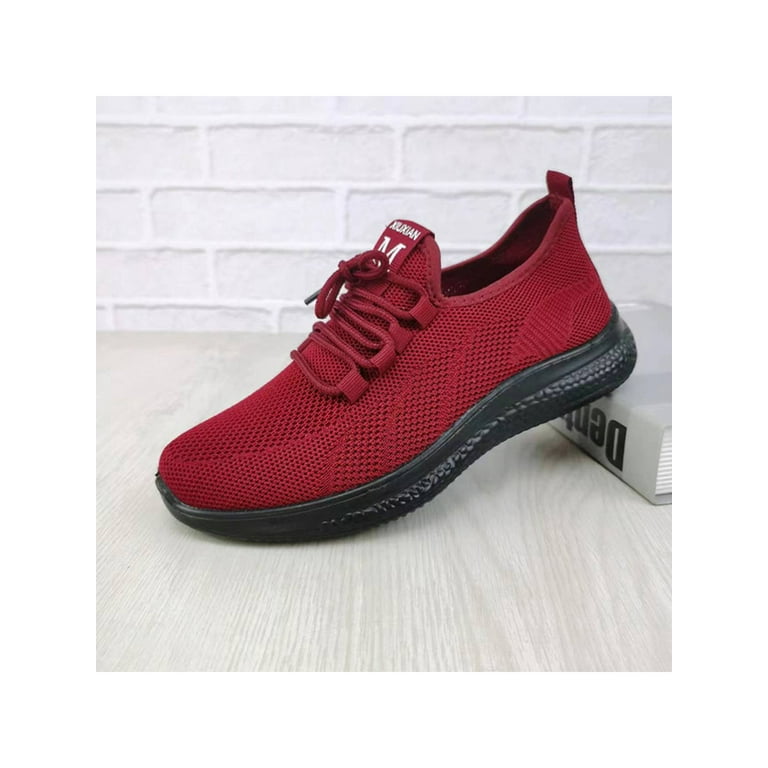 Maroon athletic clearance shoes