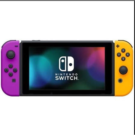 Nintendo Switch 32GB Console - With Neon Purple/Neon Orange Joy-con
