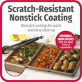thumbnail image 4 of GoodCook BestBake MultiMeal Nonstick Diamond Textured Heavy Gauge Carbon Steel Divided Sheet Pan with Sidewall Indicators to customize recipes, 11" x 17", Bronze, 4 of 5
