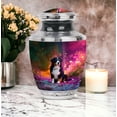 thumbnail image 5 of MUKTIVE Dog Adults Urn for Human Ashes Men - Funeral Urns for Adult Ashes Women - Pink Decorative Urn for Burial - 10 Inch Large Urns for Memorial Adults, 5 of 7