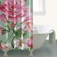 thumbnail image 5 of Romantic Botanical Shower Curtain - Dreamy Flowers and Foliage Arrangement, 36x72 Inches, 5 of 5
