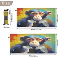 thumbnail image 4 of Colorful Cute Monkey Beach Towel Soft Absorbent Quick Dry Sand Free Lightweight Polyester Camping Towels for Beach Travel Swim 31x71 in Wash cloth, 4 of 7