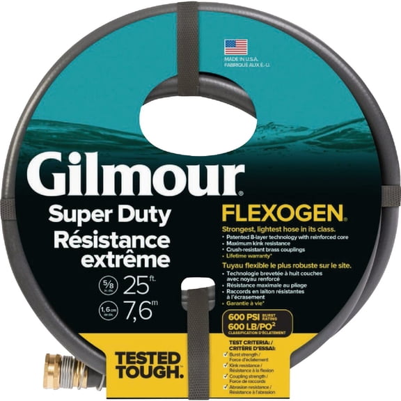 Gilmour 10-58025 5/8 in x 25' Flexogen Hose