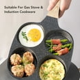 thumbnail image 4 of Sartén Antiadherente de Aluminio para Huevos, 4 Tazas, Sartén para Panqueques, Fácil de Limpiar, DE, Estufa de Gas, Utensilios de Cocina de Inducción, 4 of 7