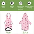 thumbnail image 6 of Gaeub Strawberries Dog Hoodie Sweatshirts Warm Dog Clothes for Small Dogs,Puppy and Cat Costume-Small, 6 of 7