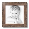 thumbnail image 2 of ArtToFrames 9" x 9" Real Reclaimed Light Brown Barnwood Picture Frame, 9x9 inch Brown Wood Poster Frame (WOM-4813), 2 of 8