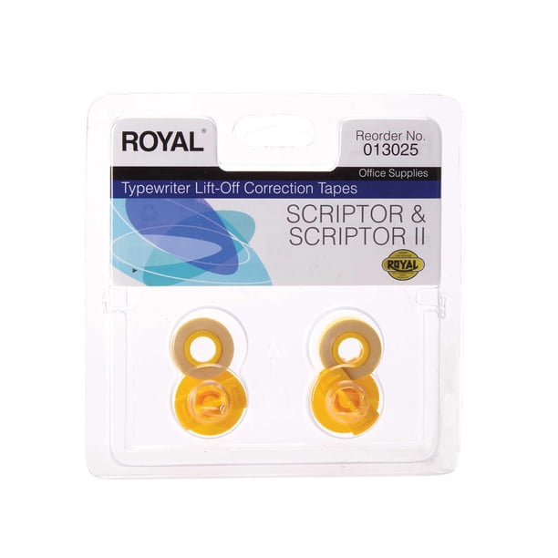 Cinta Correctora Royal para Scriptor y Scriptor II Paquete de 2