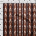 thumbnail image 2 of oneOone Georgette Viscose Fabric Stripe & Geometric Ikat Print Sewing Fabric BTY 42 Inch Wide, 2 of 4