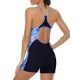 thumbnail image 4 of Charmo Women Athletic One Piece Boyleg Racerback Swimming Suits Bathing Suit, 4 of 6