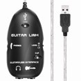 thumbnail image 1 of Guitarra A USB Interfaz Adaptador de Cable de Enlace  / PC Grabacion CD Estudio Ordenador Portatil, 1 of 1