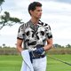 thumbnail image 3 of Balery Psychedelic Skull Illusion Art Camisa Polo de Hombre con Estampado, de Manga Corta y Tejido Medio, Camisa Tipo Golf Polo-Medium, 3 of 6