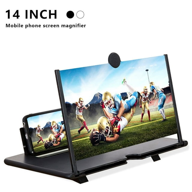 14 inch Screen Magnifier for Cell Phone Foldable Smartphone Screen Magnifier Mobile Phone Amplifier Fit for All Cell Phone