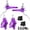 HB-CP4-Front+Rear-Purple, variant on BUCKLOS HB-CP4 MTB Hydraulic Disc Brake Set 4 Pistons Front 850mm and Rear 1550mm Hydraulic Brakes(Pre-Bled) with Aluminum Alloy Lever with Caliper Ceramic Brake Pad Fit Mountain Bike,Ebike,Road Bike