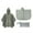 Green-04, variant on LONKITO Mens Rain Poncho Waterproof Raincoat Hooded for Adults Women with Pockets