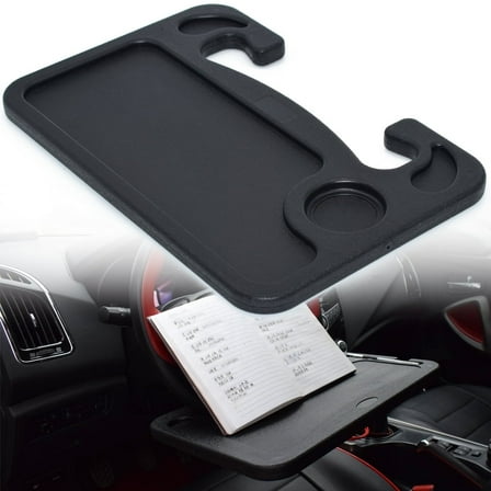 AUTOXBERT 2 in 1 Car Steering Wheel Desk | Steering Wheel Tray for Laptop Car Mount with Pen Holder