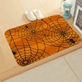 thumbnail image 3 of Bathroom Kitchen Horror Spider Web Halloween Floor Mat D B (40 * 60Cm) Polyester Carpet, Polyester Multi-color, 3 of 4