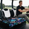 thumbnail image 5 of Uourmeti Golf Cart Seat Covers, Compatible with Golf Carts, Suitable for 2-Seat Golf Carts Pockets, Mushroom Butterfly Pattern, 5 of 8